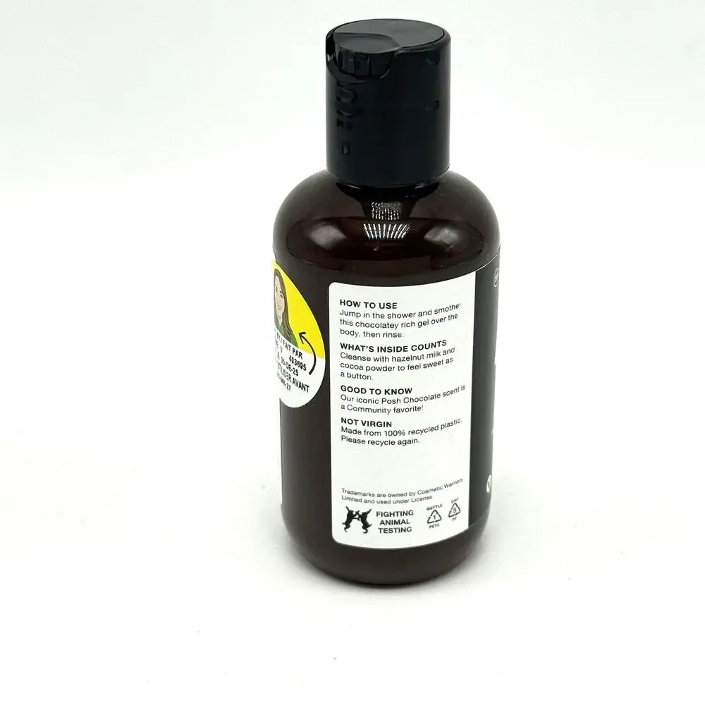 Lush Posh Chocolate Shower Gel 3.3oz Hazelnut Cocoa New Sealed